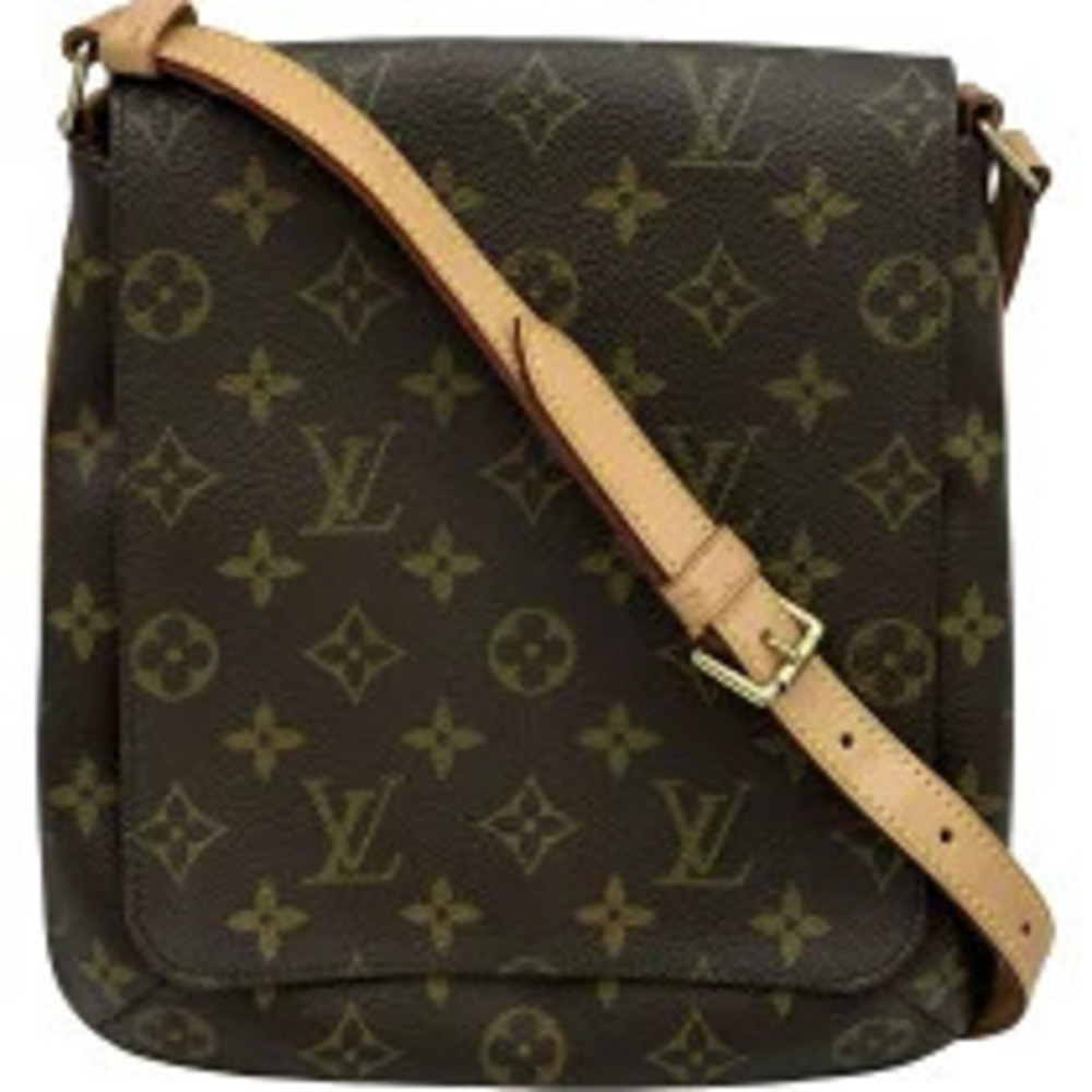 Louis Vuitton Musette Salsa Short Brown Monogram Shoulder Bag